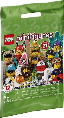 中袋未開封！　ナムコレ　ミニジオラマ7種　&ステッカー　（シークレット込み） LEGO Series 21 Collectible Minifigures 71029 - Space Police Guy