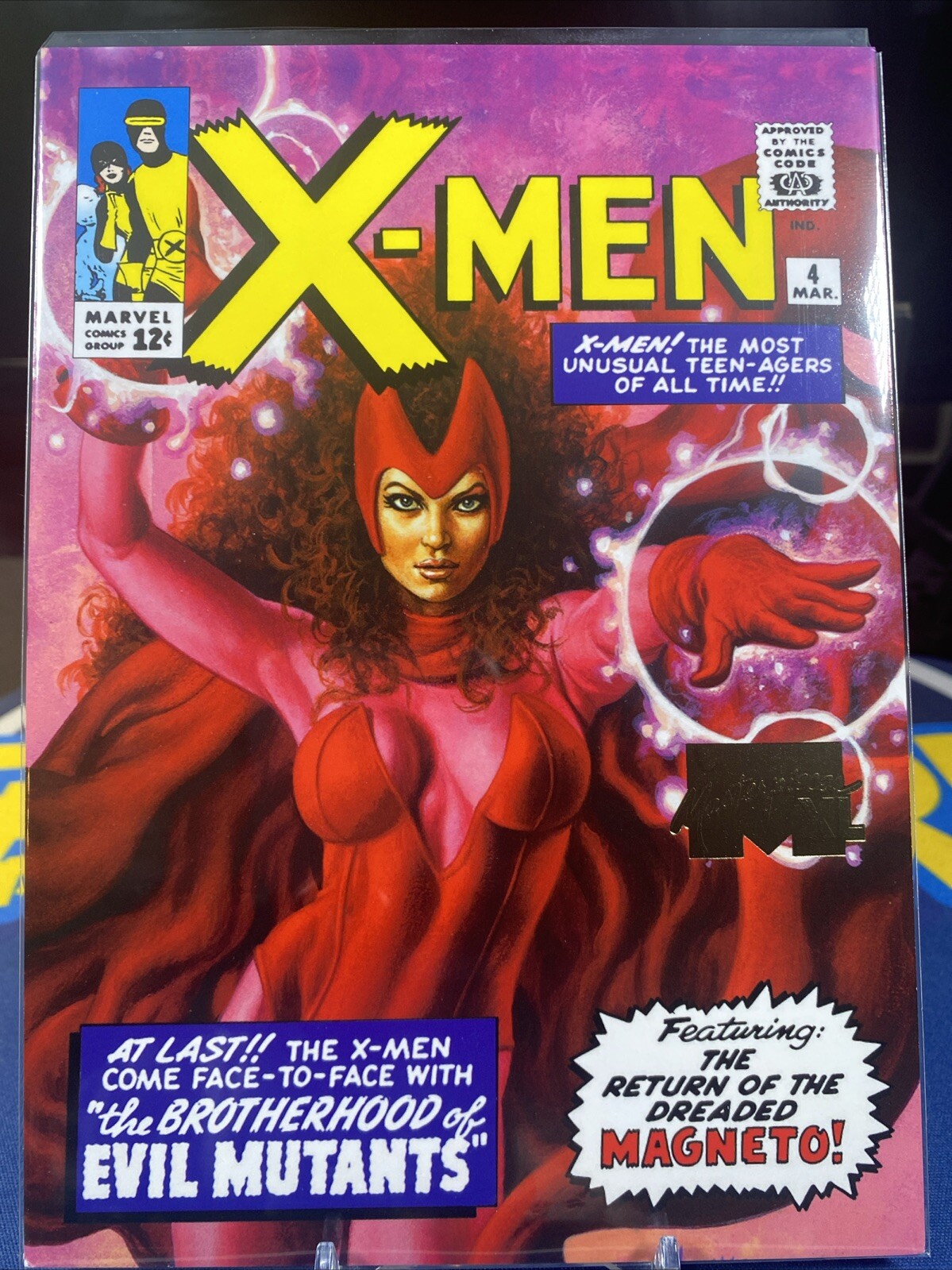 2024 Marvel Masterpieces XL Scarlet Witch 48 What If Gold Foil 1499 Variant SPM