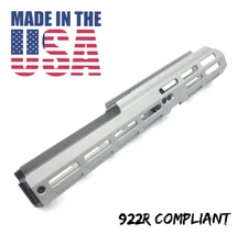 MI - Benelli M4 Shotgun - Modular MLOK Rail Handguard - H2O Titanium Cerakote