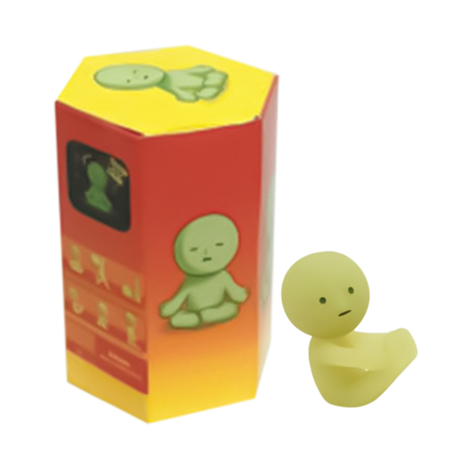 Smiski Yoga & Bedroom Series Random Mini Figure Glow In The Dark 1pc Blind Box