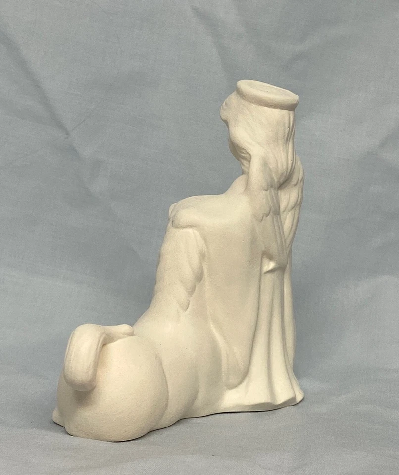 Angel and Unicorn 4" T Religous Christmas Ceramic Bisque Ready to Paint - Image 3 of 4