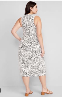 Old Navy Women Size 3X Linen MIDI Dress Adjustable Geometric Pockets Lagenlook | eBay Old Navy Women Size 3X Linen MIDI Dress Adjustable Geometric Pockets Lagenlook | eBay