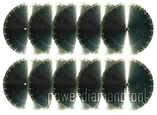 10PK-14" Concrete Masonry Stone 12MM High SEG MORE Diamond Saw Blade-Free Ship
