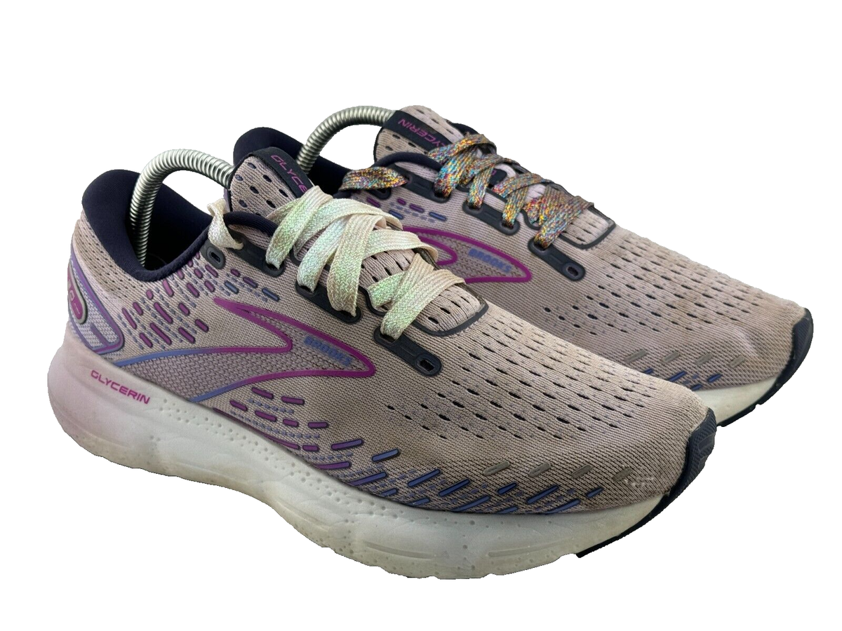 Brooks Glycerin 20 Shoes Purple Running Gym Sneaker 1203691B581 Womens Size  11 B