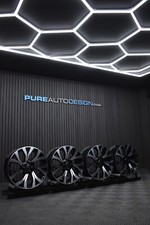 YOURS FOR OURS Genuine 21" Range Rover 7001 Alloy Wheels REFURBISHED BLACK CUT