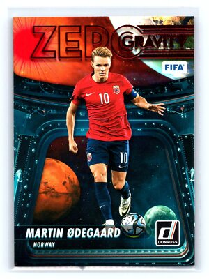 2023 Donruss FIFA #4 Martin Odegaard Red Zero Gravity Norway