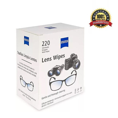 Zeiss Anti-fog Wipes Individually Wrapped for Coated Lenses 220 pieces