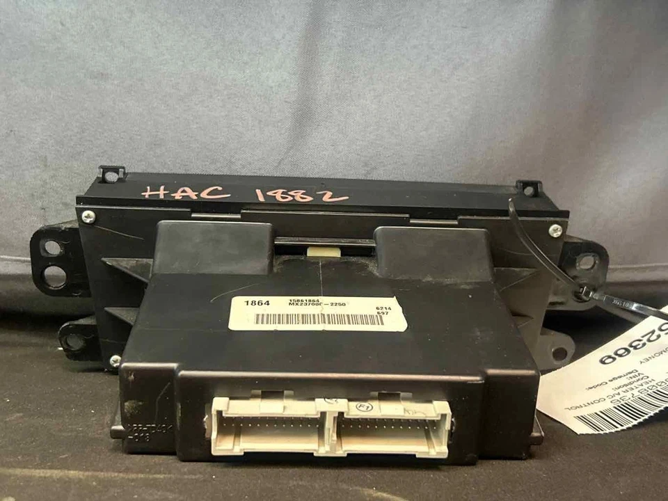 Fits 2007 Cadillac STS Heater A/c Control OEM#:15861864 Foto 4 de 4