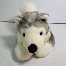 Aurora Flopsie Kodiak Siberian Husky 12" Plush Stuffed Animal Dog Wolf 06320