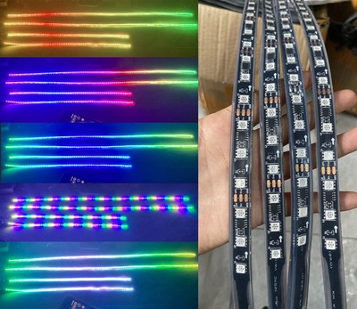 High Quality 2X 4FT +2X 6.5FT IP68 CHASING Fender Car Truck Light Strips APP RF