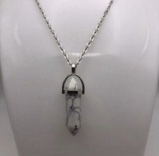 Natural Stone Pendant Necklace