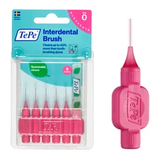 TEPE Interdental Brush Original Cleaners, Brushes Between Teeth, Pink 0.4mm