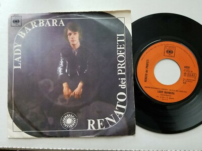 RENATO DEI PROFETI - Lady Barbara / L'Università 1970 ITALY POP VOCAL 7'' p/s 