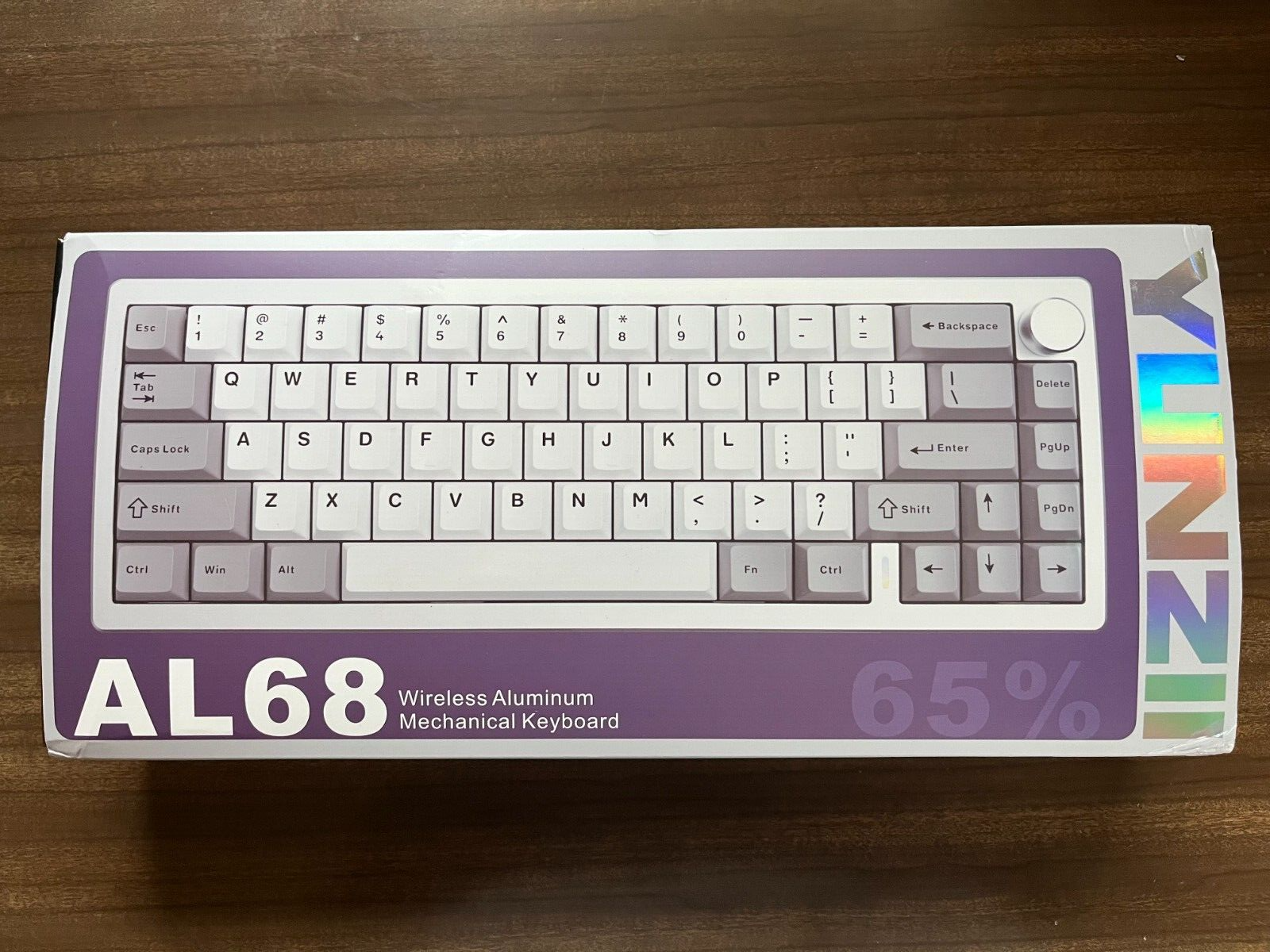YUNZII AL68 Wireless Mechanical Keyboard 65% QMK/VIA, Aluminum, Hot ...