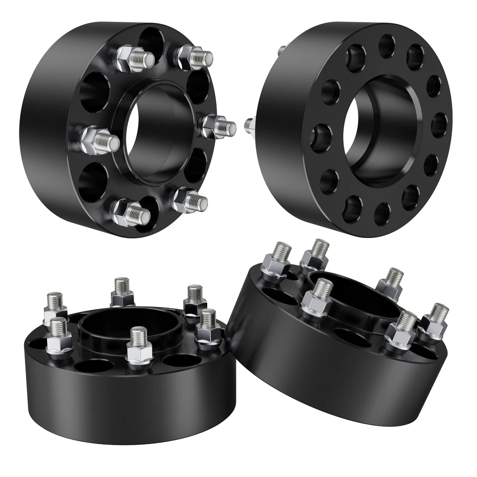 4X 2" Wheel Spacers 6x135mm For 2003-14 Ford Expedition Lincoln Navigator M14x2 - Image 2 of 4