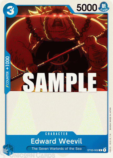 ST03-002 Edward Weevil :: Common One Piece TCG Card :: ST03: Starter Deck: The S