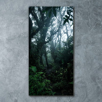 Wandbild Druck auf Plexiglas  Acryl Hochformat 60x120 Regenwald