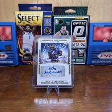 2023 Sage Artistry #127 Zach Charbonnet ROOKIE Black Parallel AUTO AUTOGRAPH