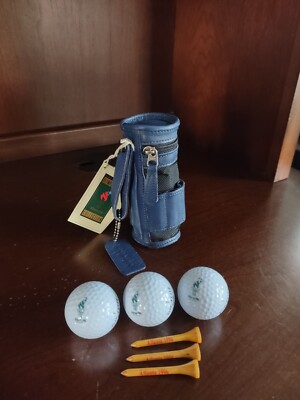 Vintage COACH 1996 Atlanta Olympics Special Ed Golf Ball Bag Navy