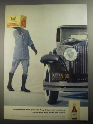 1956 Hiram Walker Imperial Whiskey Advertisement - Knowledgeable