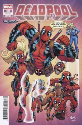 DEADPOOL #12 - Todd Nauck Invisible Variant - NM - Marvel Comics - Presale 03/12