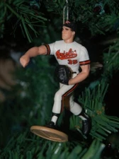 Mike Mussina Baltimore Orioles Christmas Tree Ornament Baseball White Jersey #35