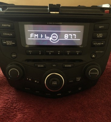 Car Truck Interior Parts 2003 2007 Honda Accord Oem Radio
