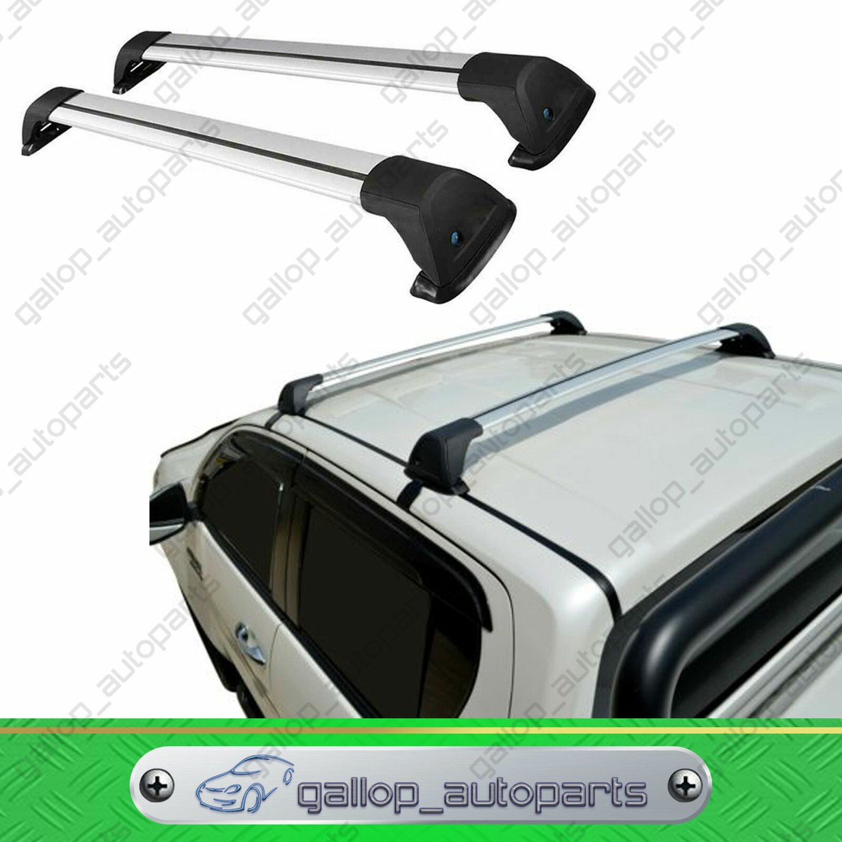Aerodynamic Roof Rack Cross Bar for Mitsubishi Triton 2006-2015 MN