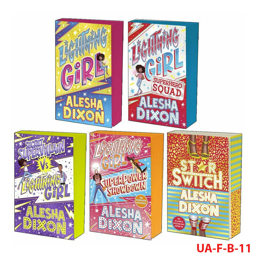 Alesha Dixon Lightning Girl 5 Books Collection Set (Lightning Girl 1-4,Star) NEW
