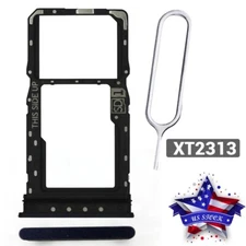 For Motorola Moto G 5G 2023 Original SIM Card Tray Holder Slot Black XT2313