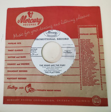 Platters THE SOUND AND THE FURY PROMO DOO WOP 45 71427 PLAYS VG