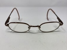 Disney Eyeglasses Frame 188CC 208 40-18-135 Brown Full Rim Metal XK53