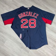 ADRIAN GONZALEZ Boston Red Sox Jersey 2XL XXL 52 Majestic Authentic Vintage MLB