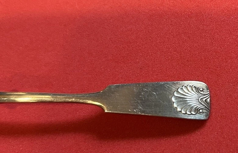 Sterling Silver Finland Snail Fork 2-Tine Fiddle & Shell Design- 4 5/8" 10g VNTG - Image 4 of 4