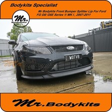 Mr Bodykits Front Bumper Splitter Lip For Ford FG G6/ G6E/ Turbo MK 1, 2007-2011