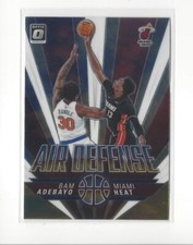2021-22 Donruss Optic Air Defense #4 Bam Adebayo Heat