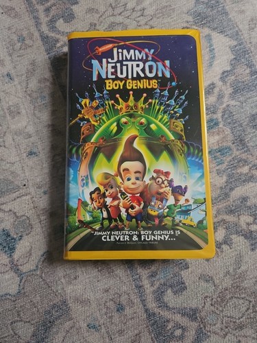 Jimmy Neutron: Boy Genius (VHS, 2002, Clam Shell)