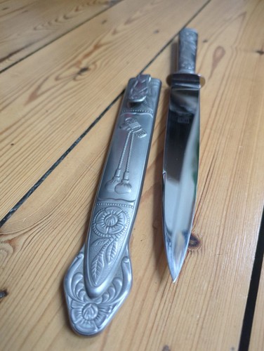 Great Condition Vintage GELODUR Hercules Boot Knife + Sheath, Inox - Picture 5 of 9