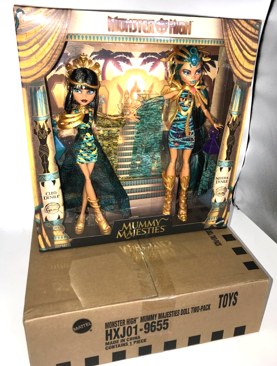 MONSTER HIGH MUMMY MAJESTIES CLEO & NEFERA TWO-PACK HXJ01 | eBay