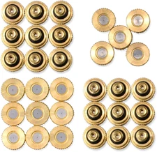 Petutu 32 Pack Brass Misting Nozzles for Outdoor Cooling System, 0.012” Orifice 