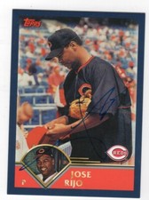 Jose Rijo AUTOGRAPH WS MVP Cincinnati Reds 2016 Topps Archives AUTO Baseball
