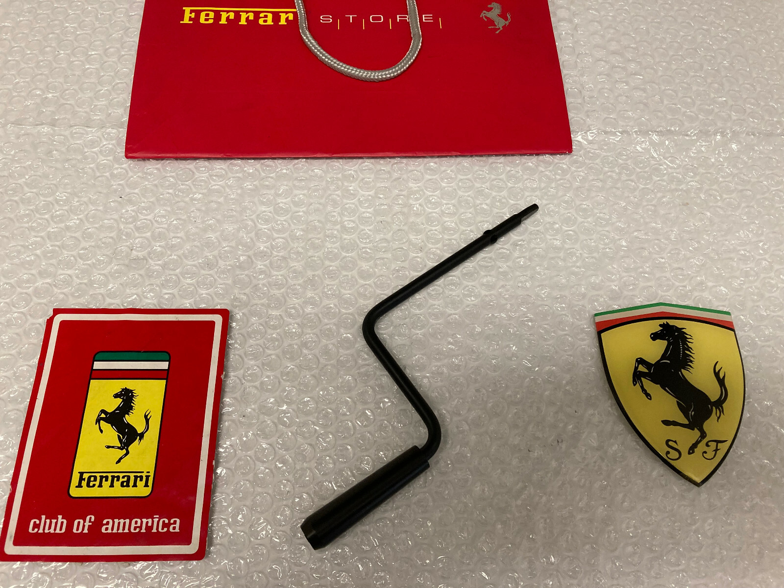 Ferrari 308-Gts Original Emergency Window Crank Handle Tool is Oem Part.