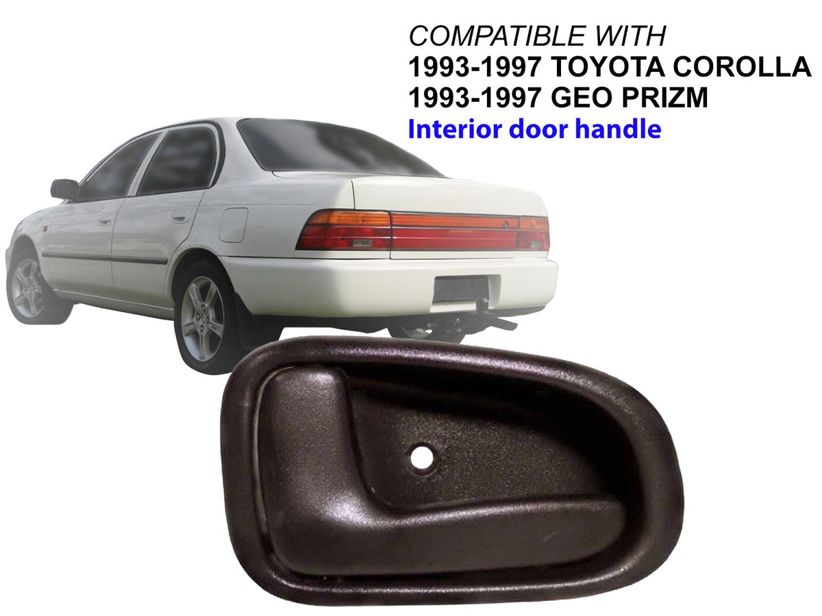 For Brown Interior Door Handle 93 - 97 Corolla Prizm Front or Rear 
