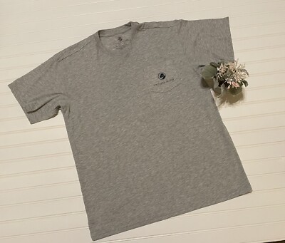 Southern Proper Mens Light Gray Heather Size Medium SS T-Shirt 