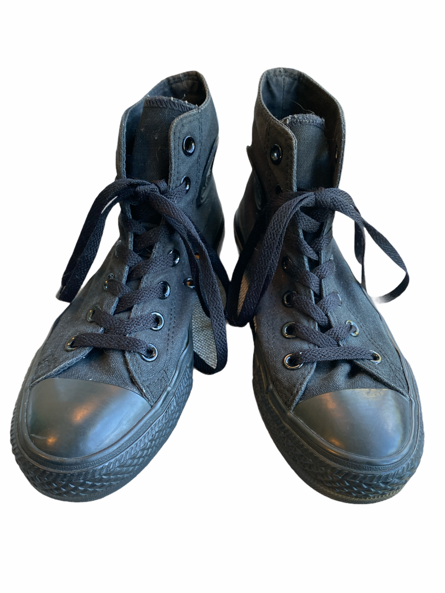 Black Converse CHUCK TAYLOR All Star High Top Unisex Canvas Shoes Sneakers  5M 7W
