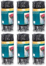 Panacea 89309 14" H x 20' Green Arch Top Garden Border Fence Fencing - 6 Rolls