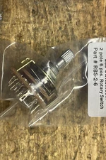 rotary  switch  6 position 2 pole 2P6T