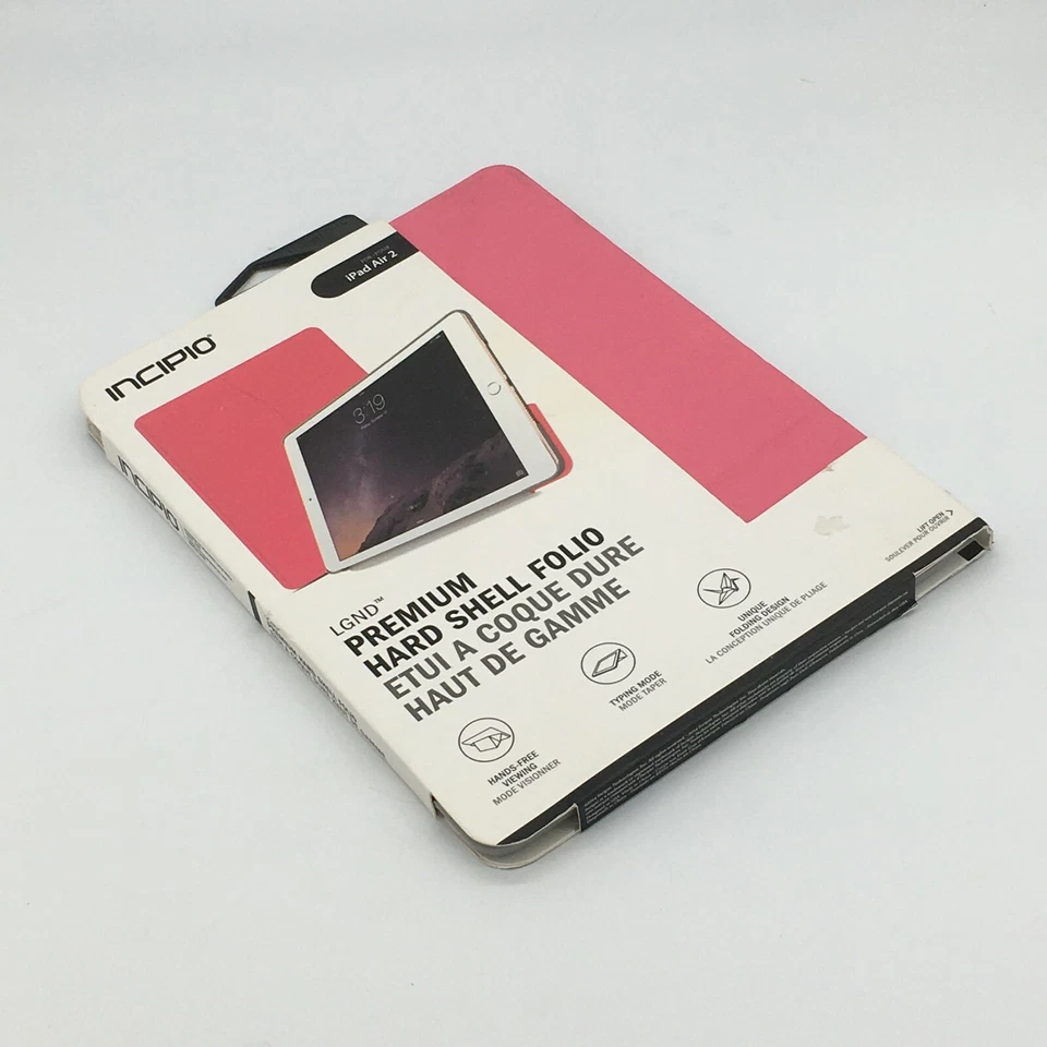 iPad Air 2 Case Incipio Premium Hard Shell Folio LGND iPad Air IPD-356-PNK - Image 2 of 4