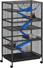 Metal Small Animal Cage 4/5 Tiers Homes for Pets Removable Ferret Cage Pet Cage