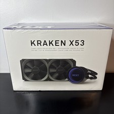 Brand New / Sealed NZXT Kraken X53 240mm Liquid Cooler with RGB - Never Opened